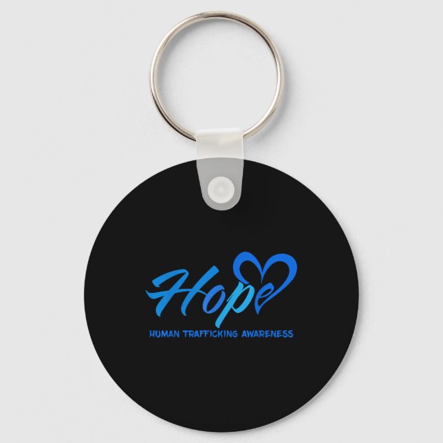 Chaveiro Esperança para acabar com o tráfico de seres human (Frente)