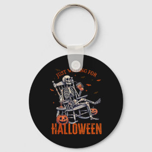 Chaveiro Esperando pelo esqueleto do Halloween, parte do Ha