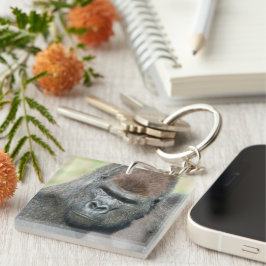 Chaveiro Espero que o gorila canalize a aparência do seu pa