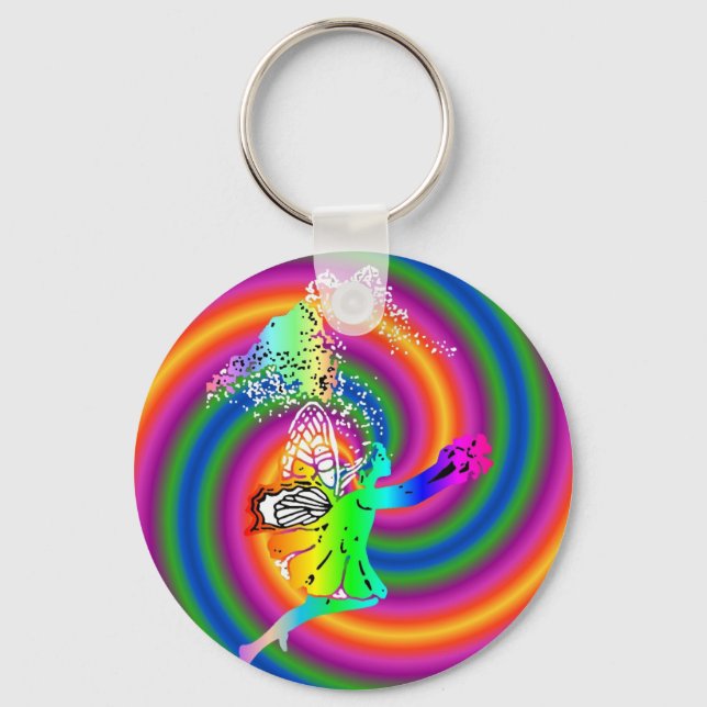 Chaveiro espiral de fada (Frente)