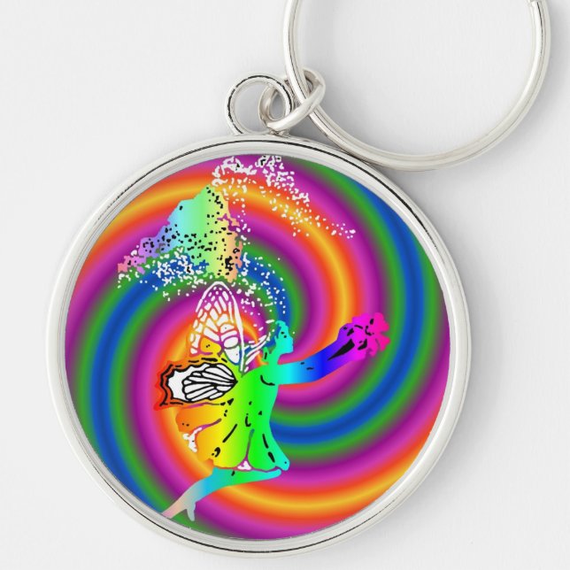 Chaveiro espiral de fada (Frente)