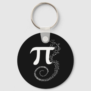 Chaveiro Espiral Pi Math Funny Pi Dia 3.14 Equação Matemáti