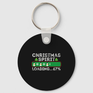 Chaveiro Espírito de Natal Carregando 67 Seis Sete Meme Div