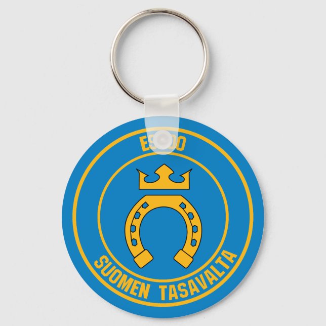 Chaveiro Espoo Round Emblem (Frente)