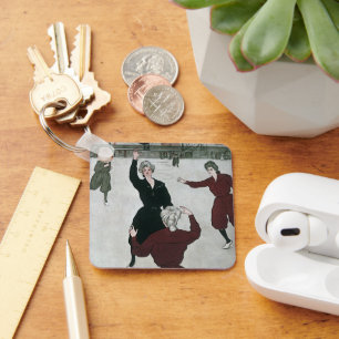 Chaveiro Esportes de Vintage, Jogadores de Basquete Feminin