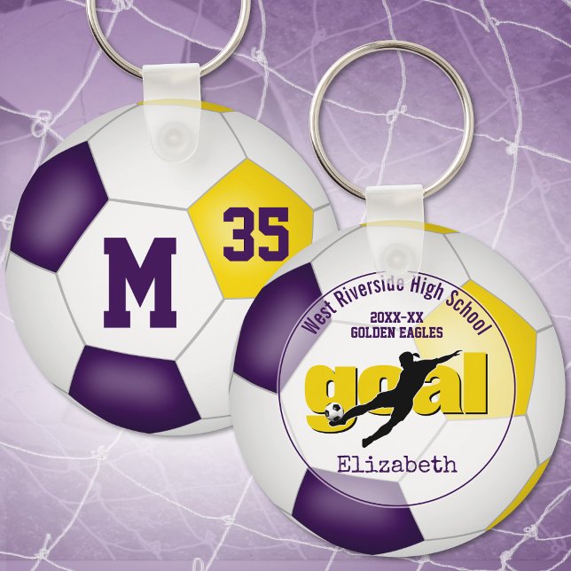 Chaveiro esportes espirituais de jogadores de futebol com d (Criador carregado)