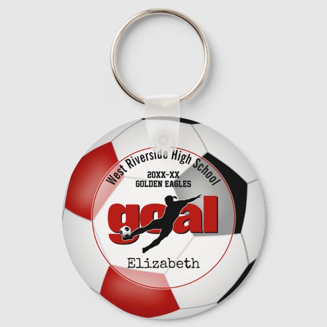 Chaveiro esportes espirituais de jogadores de futebol de ga (Frente)