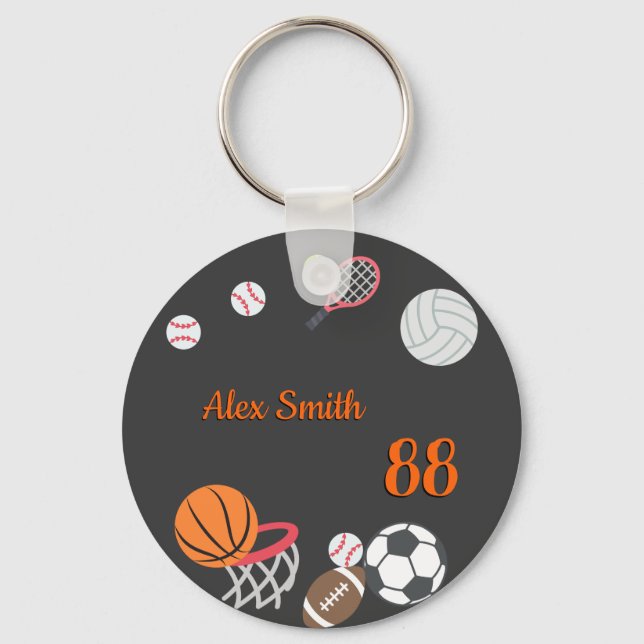 Chaveiro Esportes personalizados (Frente)