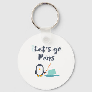 Chaveiro Esportes Tee#39;s vamos às Canetas com pinguins de