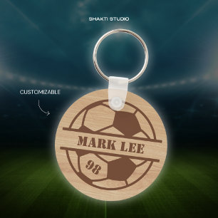 Chaveiro Esportivo de Time de Futebol Inspirado em
