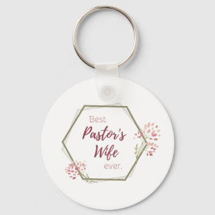 Chaveiro Esposa do Melhor Pastor Alguma Vez Inspiradora Ofe