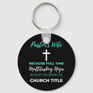 Chaveiro Esposa do Pastor devido à multitarefa do tempo de 
