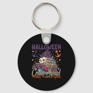 Chaveiro Esquadra de Cruzeiro de Halloween Viagem de Famíli