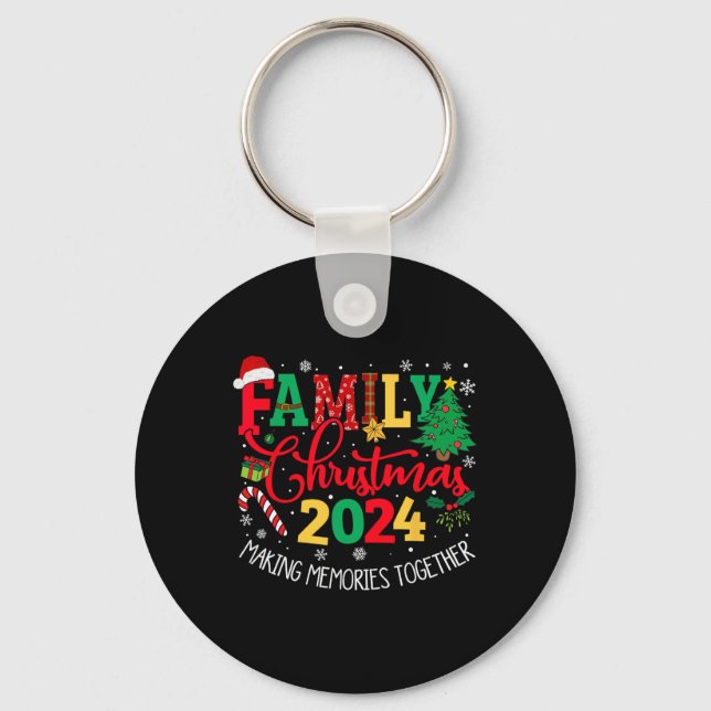 Chaveiro Esquadra S do Natal da Família 2024 (Frente)