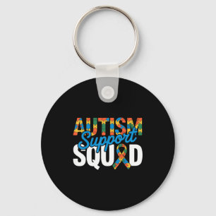 Chaveiro Esquadrão de apoio ao autismo para conscientização