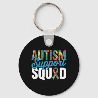 Chaveiro Esquadrão de Apoio ao Autismo para Conscientização