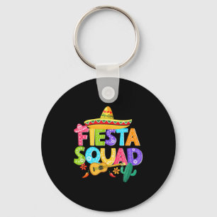 Chaveiro Esquadrão de Festa Cinco De Mayo Família Mexicana