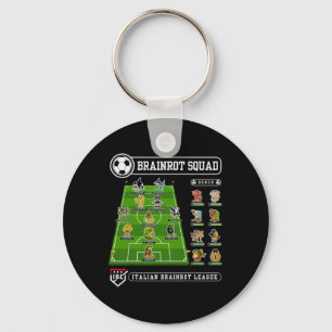 Chaveiro Esquadrão de Futebol de Meme Esportivo Italian-bra