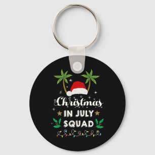 Chaveiro Esquadrão de Natal Em Julho Divertido Verão Xmas P