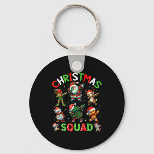 Chaveiro Esquadrão de Natal Papai Noel Dabbing Elfo Família