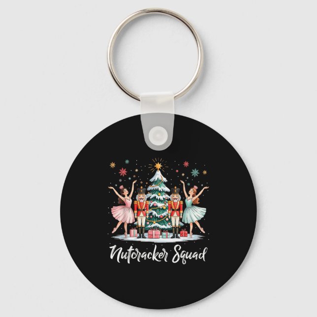 Chaveiro Esquadrão de Nutcracker de Natal Ballet Dança Mulh (Frente)