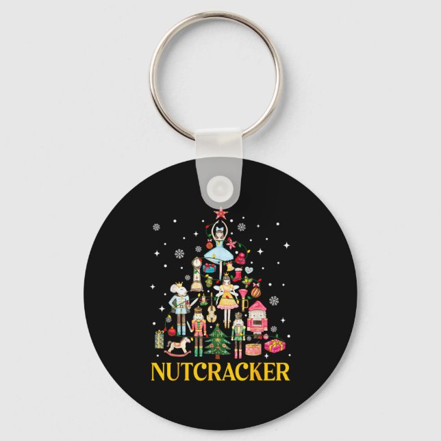 Chaveiro Esquadrão de Nutcracker de Natal Ballet Dança Mulh (Frente)