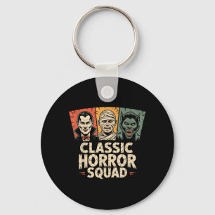 Chaveiro Esquadrão de Terror Clic Vintage Retro Monstro Hal