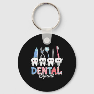 Chaveiro Esquadrão Dental De Páscoa Engraçado Para Higiene
