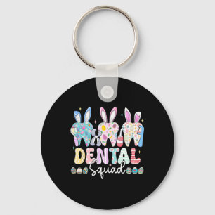 Chaveiro Esquadrão Dentário Dia de Páscoa Dentes Engraçados