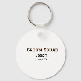 Chaveiro Esquadrão do noivo padrinho despedida de solteiro 