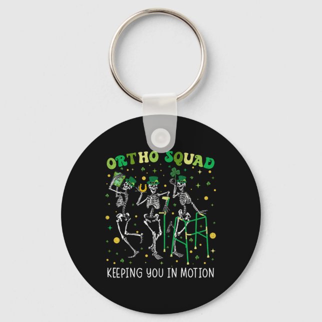 Chaveiro Esquadrão Orto Esqueletos Dançantes St Patricks Or (Frente)