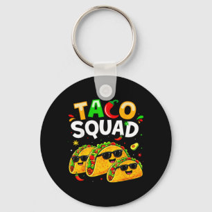 Chaveiro Esquadrão Taco Comida Divertida para Crianças Meni