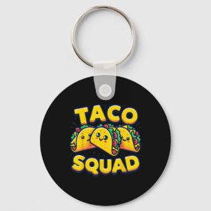 Chaveiro Esquadrão Taco Engraçado Comida Mexicano