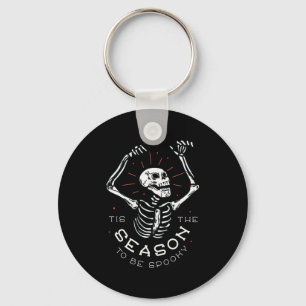 Chaveiro Esqueleto Assustador Design Divertido da Temporada