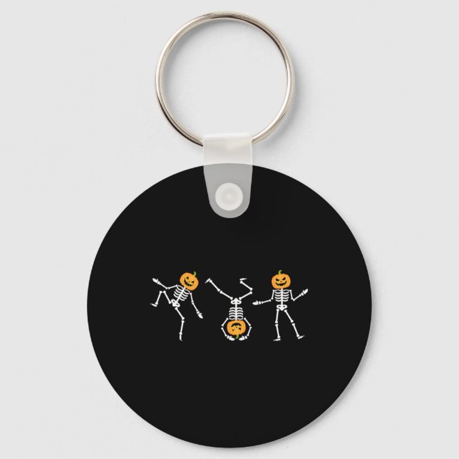 Chaveiro Esqueleto Dançante Engraçado Esqueleto Halloween P (Frente)