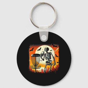 Chaveiro Esqueleto de Disco Golfe no Halloween Disco Golfe 