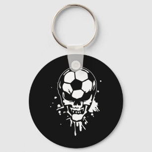 Chaveiro Esqueleto de Futebol Jogador Divertido de Hallowee