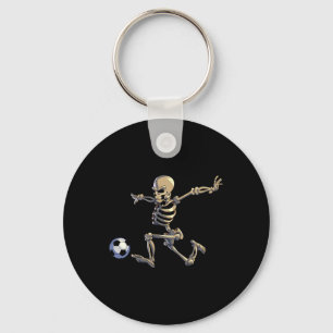 Chaveiro Esqueleto de futebol no Halloween para homens e me