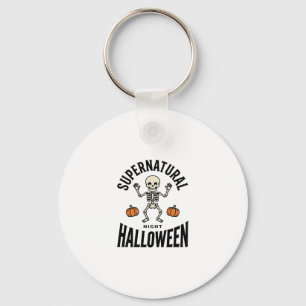 Chaveiro Esqueleto de Halloween Supernatural Engraçado Vint