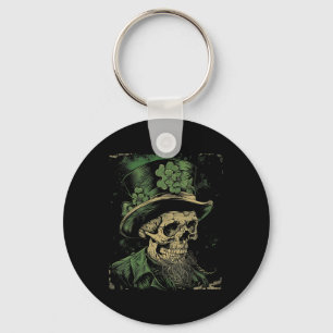 Chaveiro Esqueleto do crânio - Rua de Leprechaun.