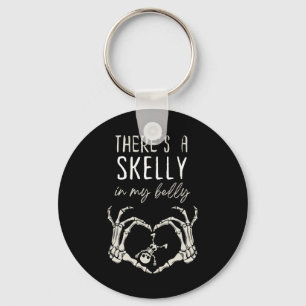 Chaveiro Esqueleto Engraçado Há Skelly na minha gravidez