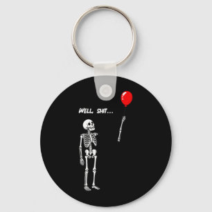 Chaveiro Esqueleto Feminino Perdeu Balão Humor Negro Engraç