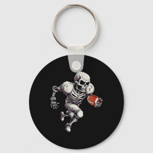 Chaveiro Esqueleto Jogando Futebol Halloween Amante de Cave