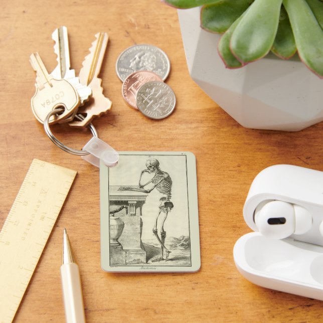 Chaveiro Esqueleto Vintage, Anatomia Humana por Denis Dider (Mesa)