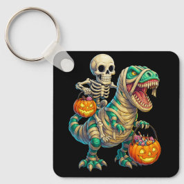 Chaveiro Esqueleto Whimsso Andando Múmia T-Rex Halloween