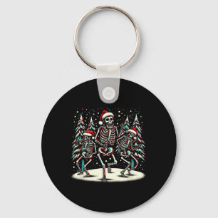 Chaveiro Esqueletos de Natal dançantes - Vintage Halloween
