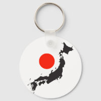 Esquema e círculo do mapa do Japão