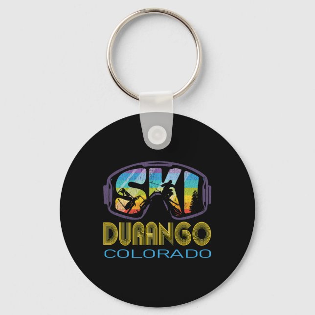 Chaveiro Esqui Durango Colorado Férias de Esqui  (Frente)
