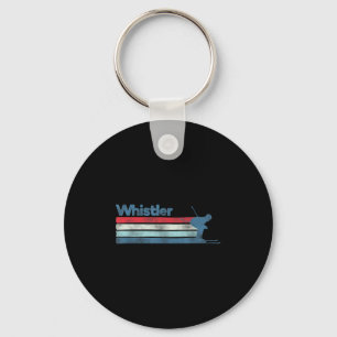 Chaveiro Esqui Retro Whistler Canadá 