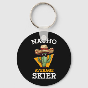 Chaveiro Esquiador Nacho Médio Camisa engraçada de entusias